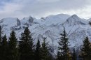 Mont Blanc et Dôme du Goûter à sa droite